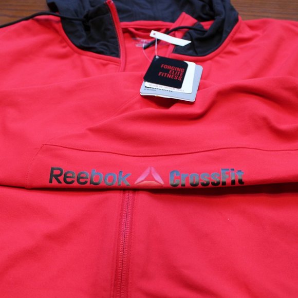 REEBOK  CrossfitFull Zip NWT red 2XL - Picture 1 of 2